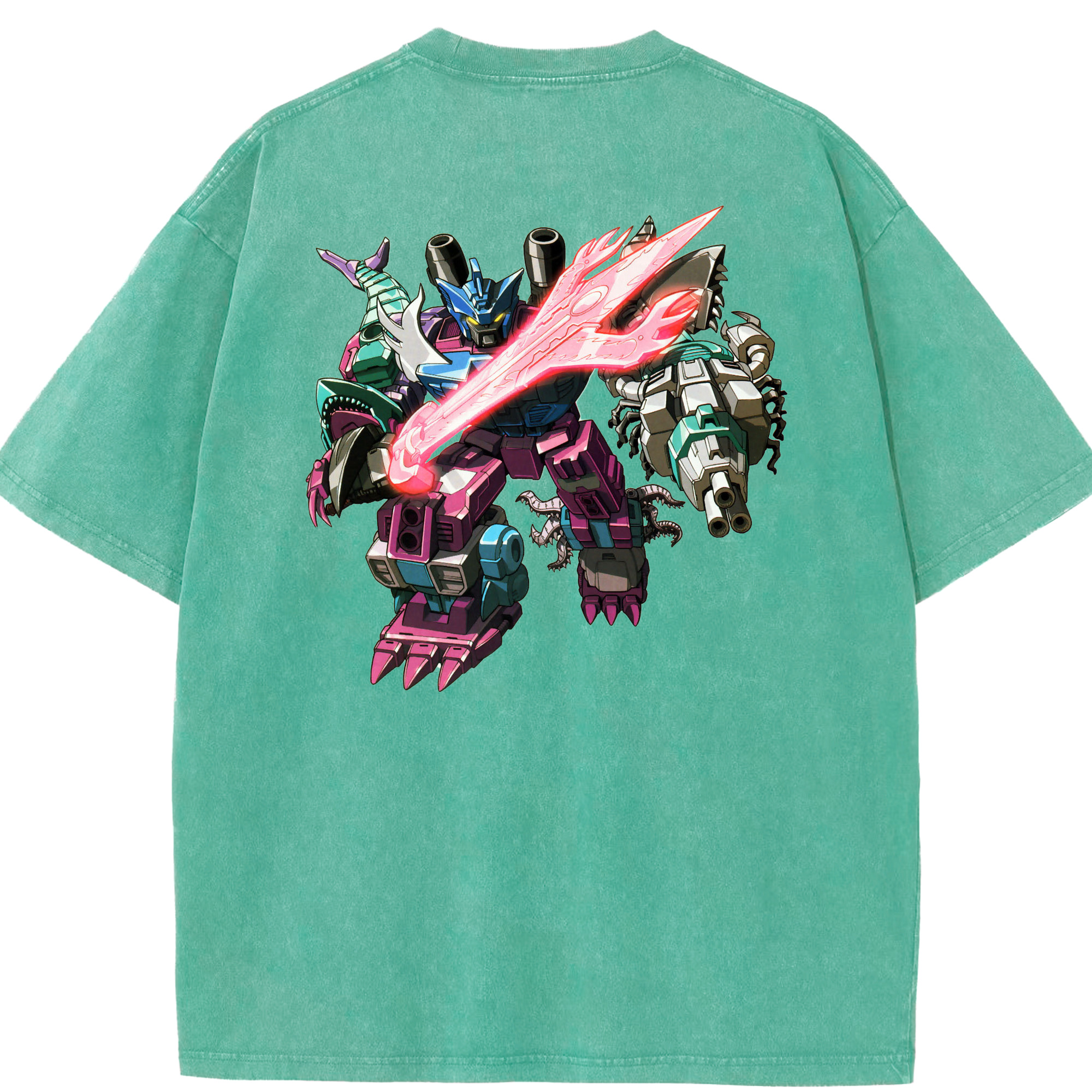 （画像用）  綿100% ヴィンテージ風 半袖Tシャツ（背面プリント）